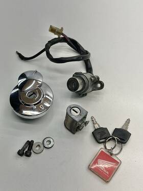 35010-maa-670 Oem #151 1994 Honda Shadow Vt1100c2 Vt1100c Ignition Key Switch Gas Cap Lockset