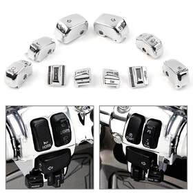 Oginodaisukeus 310002258126 Hand Control Switch Cover Housing Button Cap Set For Harley Touring 1996-2013 Us