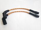 Orbk-short8mm Made In Usa Orange Black Cloth Harley Sportster Coil Relocation