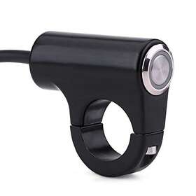 Qiilu 663862363579 Motorcycle Handlebar Switch Light 12v Cnc Aluminium Alloy Pu