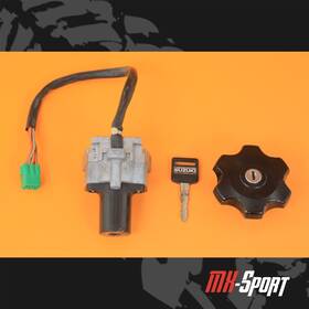 37000-04812 Suzuki 96-19 1996 Dr650se Dr650 Oem Ignition Lock Key Tank Cap Lockset Assembly