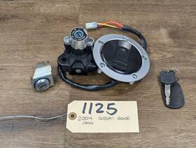 37000-16852 Suzuki 2003-2004 Gsxr 1000 Oem Lock Set Fuel Cap Ignition Seat Key -