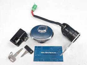 37101-29824 Suzuki 2005-2024 Drz400sm Oem Lock Set Gas Tank Cap Ignition Helmet Key