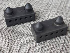 45147-12fa0 Suzuki 04-09 Gs500 F. Used Oem Seat Rubber Cushion Set 2