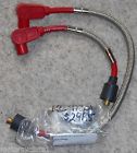 Re97231 Taylor Nos Spark Caps Plug Fx Wires Fl Harley Braided 65-84 Red