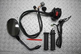 Triumph 2207839 2015 Tiger 800 Xc Right Bar Switch /heated Grips Set/right Mirror