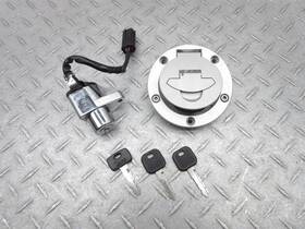 4011023 Victory 2005 04-05 Kingpin Lock Set Ignition Switch Fuel Gas Cap With Key