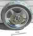 64100-45830-23w Vx800 Suzuki 93 Vx 800 Rear Wheel Rotor Axle Tire 2 500 Mile Bike Excellent