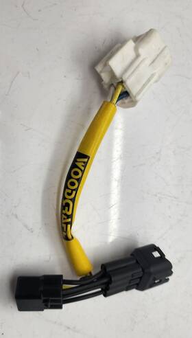 43-0100 Woodcraft Kawasaki 2013-2018 Zx6r / Zx636r Racing Key Switch Elimination Harness