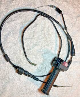 3ul-26301-11-00 Yamaha Rt100 Right Hand Control Switch Throttle / Kill Rt 100 Rt100e Cable Assy