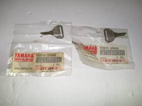 Yamaha 90890-55909 Nos Motorcycle 2 Key Blanks # 411 90890-55909