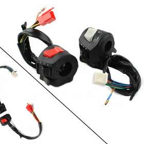 Zdl-kabusikikaisya1989usa 612073457799 7/8 Inch Horn Turn Signal Headlight Electric Handlebar Start Controller Switch 12v