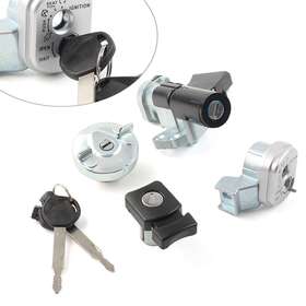 Zdl-kabusikikaisya1989usa 612075855227 Ignition Key Barrel Switch With Seat Lock Set Fit Honda Lead Nhx 110 2008-12 Motor