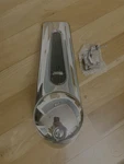 Oem Chrome Harley Console Assembly With Fuel Door Street Glide. Fixed Price $70.00.