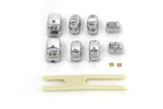 Handlebar Switch Cap Set Chrome For Harley-davidson. Fixed Price $43.99.