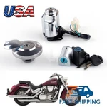 Ignition Switch Fuel Gas Cap Lock Set For Honda VTX1300 All Models 2005-2009 Us. Fixed Price $25.43.