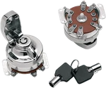 Drag Specialties 6-POLE Ignition Switch Round Key 21-0202PAE-BC1. Fixed Price $81.27.