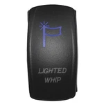 Laser-etched Dual Led Switches Lighted Whip On/off Blue 04-0072. Fixed Price $24.55.