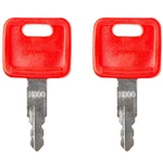 (2) John Deere Excavator Ignition Keys Fits Case Dozer, Hitachi H800. Fixed Price $10.95.