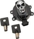 Drag Specialties 2106-0421 Skull Ignition Switch Black Fls Softail Slim. Fixed Price $94.11.