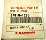 Kawasaki 27010-1203 Side Stand Switch KZ1000 Police New. Fixed Price $29.95.