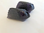 Pair Indian Fender Marker Tops, Usa Original Copy, Blackish, Chevrolet Ford. Fixed Price $150.00.