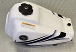 2013 Yamaha TW200 Oem Gas Fuel Tank White Blue Needs Repair 5RS-Y2410-10-X6. Fixed Price $199.99.