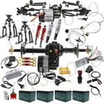 Front+ Rear Axle Kit 1000W Differential Motor Pedal Brake For 4 Wheeler Quad Atv. Fixed Price $13.20.