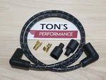 40" Old School Vintage Braided Cloth Black Blue Spark Plug Wire 8MM Suppression. Fixed Price $24.99.