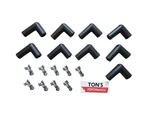 Set Of Msd Ignition Spark Plug Terminal & Black 90 Degree Right Angle Boots. Fixed Price $24.88.