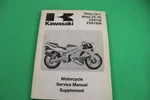 Nos Kawasaki ZX750 L1 M1 1993 Supplement Service Manual #99924-1160-51. Fixed Price $19.95.