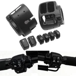 1 Set Handlebar Switch Housings Covers Button Caps For Harley Sportster Custom. Fixed Price $54.99.