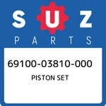 69100-03810-000 Suzuki Piston Set 6910003810000, New Genuine Oem Part. Fixed Price $75.18.