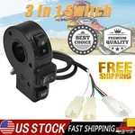 Headlight Turn Signal Horn 3 In 1 Switch For Moped Scooter Electric Motorcycle. Fixed Price $17.75.
