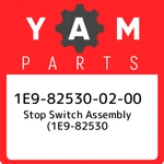 1E9-82530-02-00 Yamaha Stop Switch Assembly (1E9-82530 1E9825300200, New Genuine. Fixed Price $52.51.