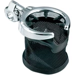Chrome Universal Drink Holder With Basket Clamp For 1-1/4" Handlebars 1475. Fixed Price $129.99.