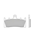Brake Pads Brembo 07SU1907 Carbon Ceramic With Approval Kawasaki Suzuki Gsx-r. Fixed Price $47.52.