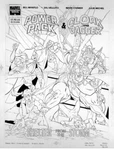 Carl Potts Marvel Graphic Novel: Power Pack & Cloak Dagger Gn Cover Cross-over. Fixed Price $14900.00.