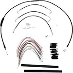 Burly Brand B30-1032COMPLETE Black Vinyl Handlebar Cable/line Kit For Ape Hanger. Fixed Price $364.45.