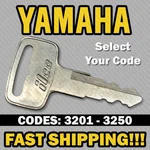 Yamaha Snowmobile Sled Key Cut To Your Code 3201 - 3250. Fixed Price $10.39.
