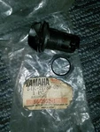 1985 Yamaha XVZ12 Side Cover Lock Assembly #54K-21780-00 New Old Stock. Fixed Price $40.00.