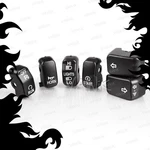 Vawik Black Replacement Abs Switch Kit Fits Harley Vrsc '02- (6 Caps). Fixed Price $22.10.