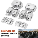10PCS Hand Control Switch Cover Housing Button Cap Set For Harley Touring 96-13. Fixed Price $13.50.
