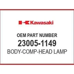 Kawasaki Body-comp-head Lamp 23005-1149 Oem New. Fixed Price $149.59.