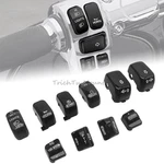 For Harley Touring Flhtk Fltru 10PCS Black Hand Control Switch Button Cap. Fixed Price $14.95.
