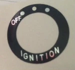 Yamaha RD250 RD350 RD400 XT500 Dt Xs FS1E Ignition Switch Decal. Fixed Price $12.16.
