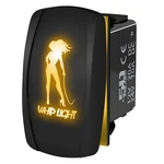 Rocker Switch Mudflap Girl Whip Light Stripper Rat Hot Rod Drag Race Car Orange. Fixed Price $21.99.
