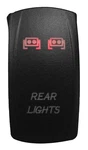 Dragonfire Racing Laser-etched Dual Led Switch Rear Light On/off -red -04-0071. Fixed Price $23.88.