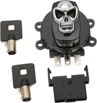 Drag Specialties Skull Ignition Switch - Gloss Black Motorcycle Street Bike. Fixed Price $103.74.
