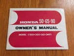1966 Honda 50 90 Factory Owners Manual C100 C102 C65 CM91 Original Book Used.. Fixed Price $169.99.
